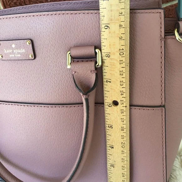 Kate spade mauve pink leather satchel - Picture 12 of 16